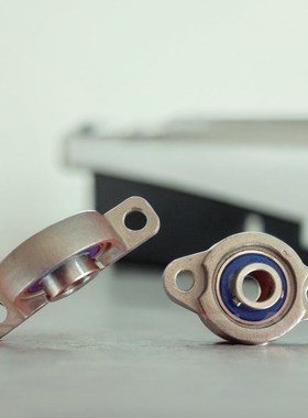 不锈钢微型小轴承带座SKP000 SKFL001 SP002 SFL003 004 005 006