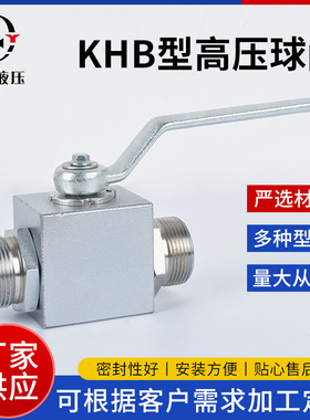 液压高压球阀BKH KHB-10SR 12 14 15 16  20 22 25 28 35 42 LR