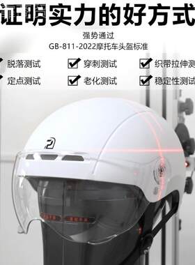 C认证电车头盔半XOP透气防晒骑行盔帽可调3节盔安全帽动防紫外线