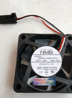 2406VL-05W-B59 A90L-0001-0529#135 24V 0.09A发那科驱动风扇6CM
