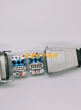 WEVEL威乐重载连接器 12针电路3芯气路一体组合 哈丁HARTING唯恩