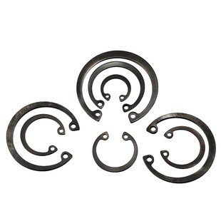 65mn C型卡簧卡环 孔卡内卡孔用弹性挡圈 M28 GB893