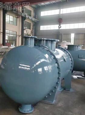 钛材冷却器管式换式热器管却器换钛材冷却热器管式热交列冷换器壳