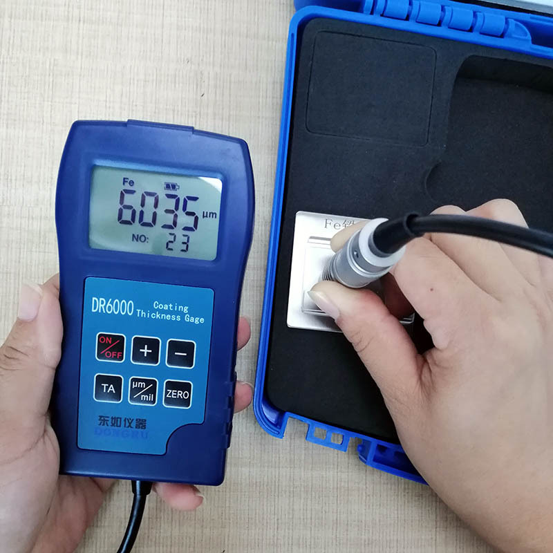 东如DR6000防火涂层测厚仪 防腐层测厚仪油漆涂层测厚仪【0-6mm】