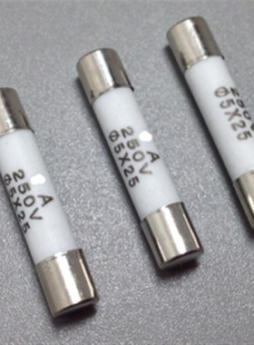 陶瓷保险丝管UK-5RD熔断R055熔芯5*25MM0.5A1A3A6A8A10A16A20A