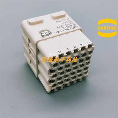 Harting Han-Modular 系列 7 行 42 路 母座 模块 09140423101