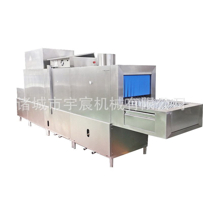 大型长龙式洗碗机商用全自动学校食堂工厂酒店餐厅智能清洗烘干机