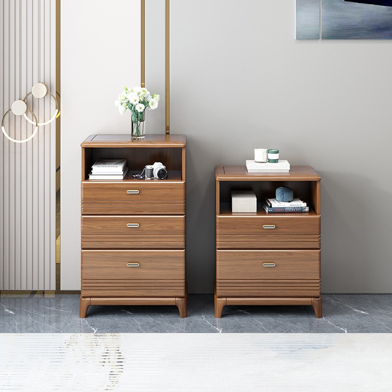 斗柜斗橱五斗柜简约现代卧室靠墙客厅收纳柜实木色抽屉柜子储物柜