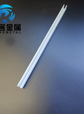 U型铝槽白色U型铝槽7*11*1内槽5铝合金u形槽包边条玻璃固定u型