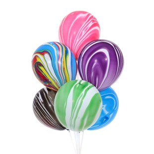 好时代12寸彩云网红玛瑙云朵加厚气球告白装饰毕业婚礼地推气球