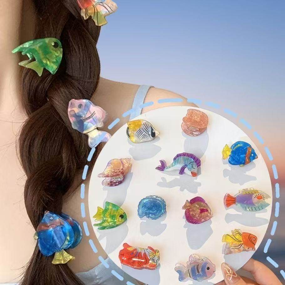 网红海边度假风海螺贝壳发夹海洋可爱百搭醋酸小发抓小巧精致抓夹,饰品/流行首饰/时尚饰品新,发饰,淘宝优惠券,粉丝福利购,淘宝优惠卷