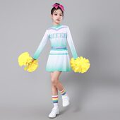 少儿童女拉拉队舞蹈健美体操表演服啦啦操短裙校园运动会竞技比赛