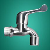 埃美柯拖把池龙头530黄铜4分拖布池快开DN15简易式 陶瓷芯嘴 工程款