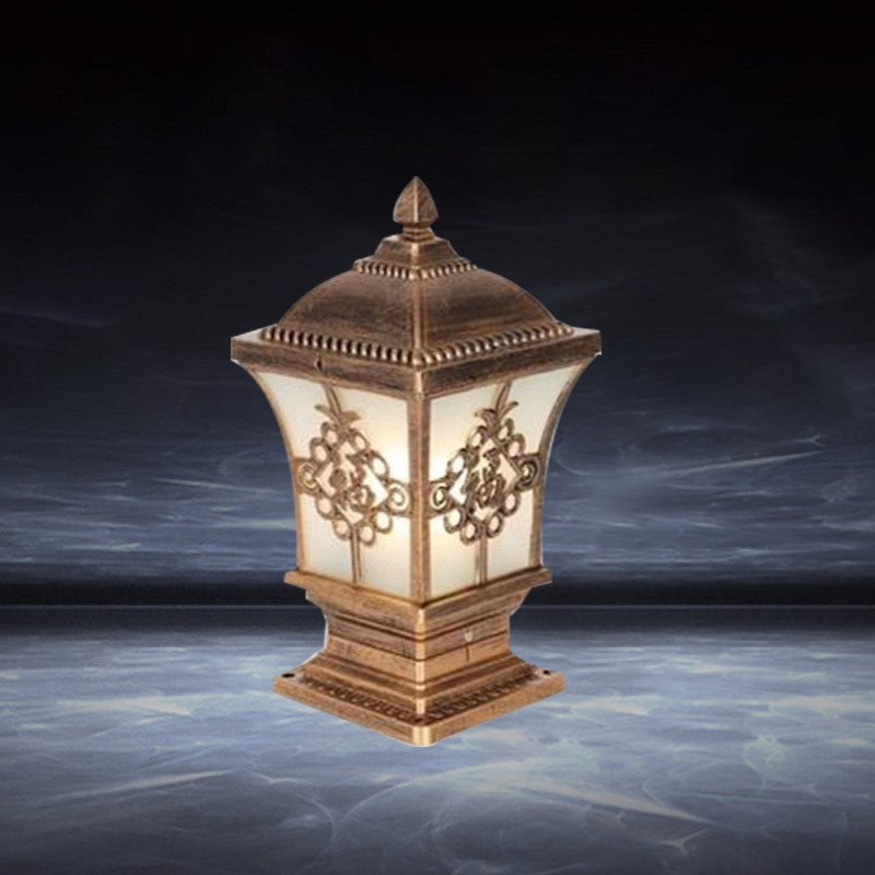 接电柱头灯户外防水庭院大门灯别墅护栏小柱子灯欧式门柱灯围墙灯