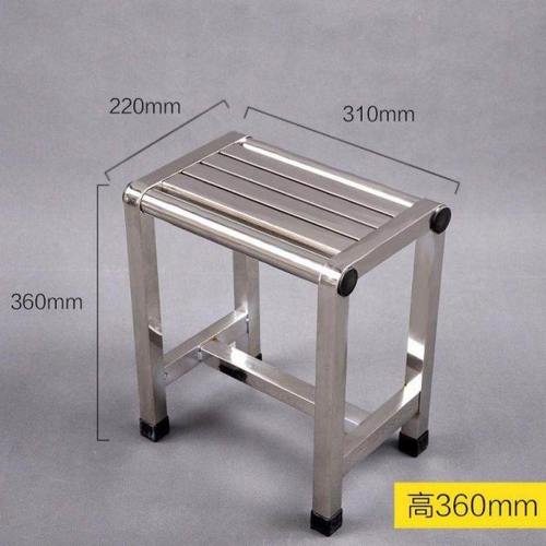 防水不锈钢矮凳浴室板凳摘菜凳不锈钢加厚凳子家用工厂操作台使用