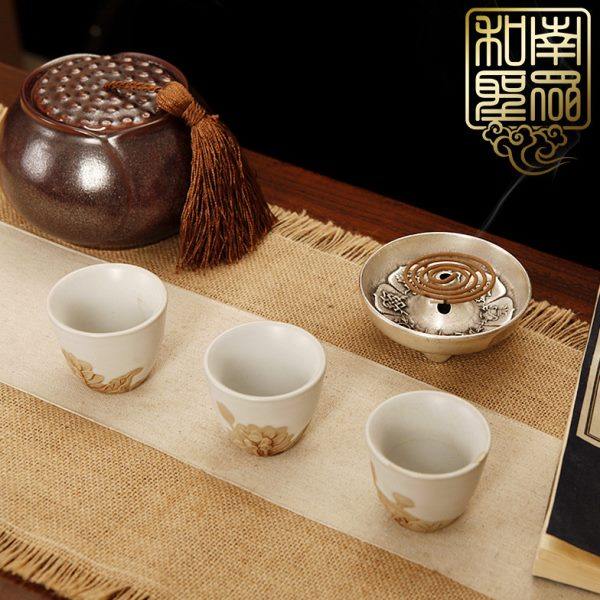 中式家用装饰香道茶道用具席垫香炉垫布艺棉麻茶席禅意茶桌旗茶具,家居饰品,其他工艺饰品,淘宝优惠券,粉丝福利购,淘宝优惠卷