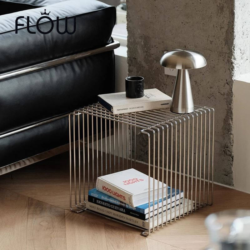 金属线条家用边几置物架飘窗收纳书架落地壁挂床边桌沙发角几