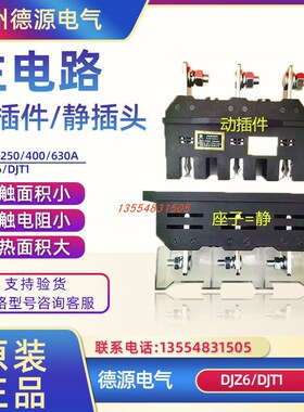 温州德源电器主电路一次插件DJZ6-250A/3动 DJT1-125A400A630A 静