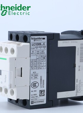 施耐德电气 LC1D09/12/18/25/32/38BL EL FL 直流低功耗接触器