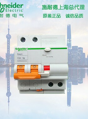 EA9R 施耐德 漏电保护断路器 2P C25A/30mA/A类  EA9RN2C2530CA