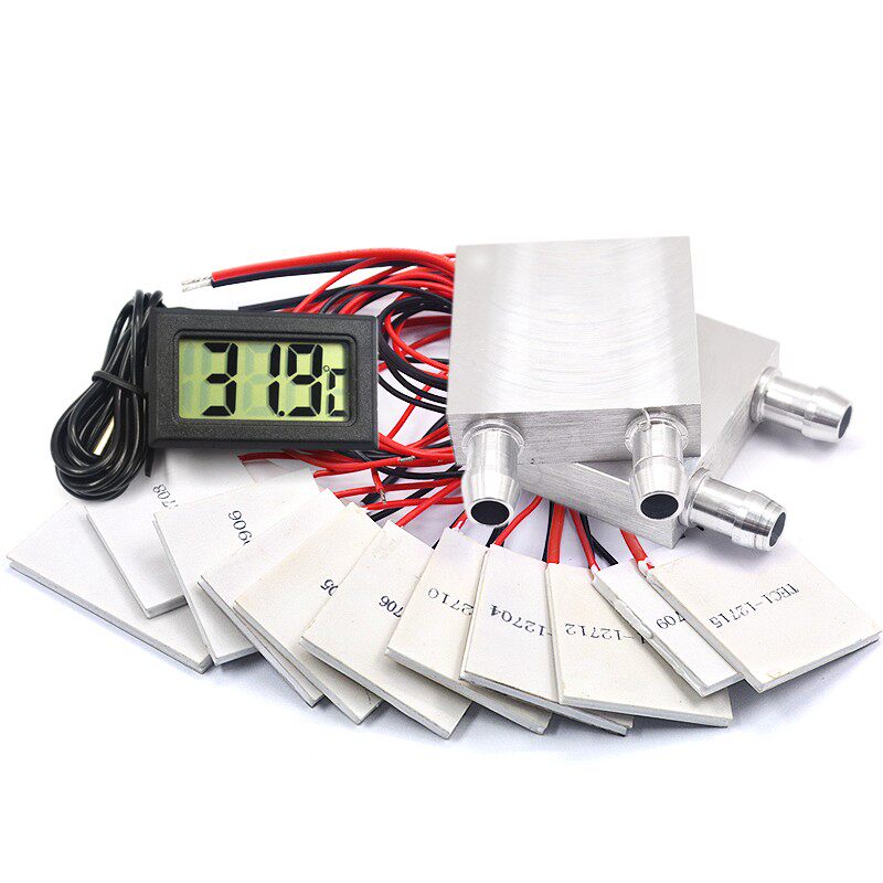 制冷片半导体制冷器12V空调水冷饮水机电diy散热套件TEC1-12706