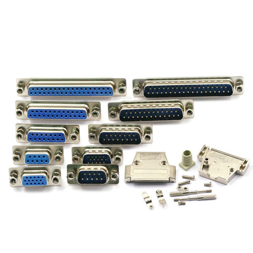 带铆鱼叉螺丝 串口焊板式 DP9/15/25/37公头/母头 RS232DB头COM口