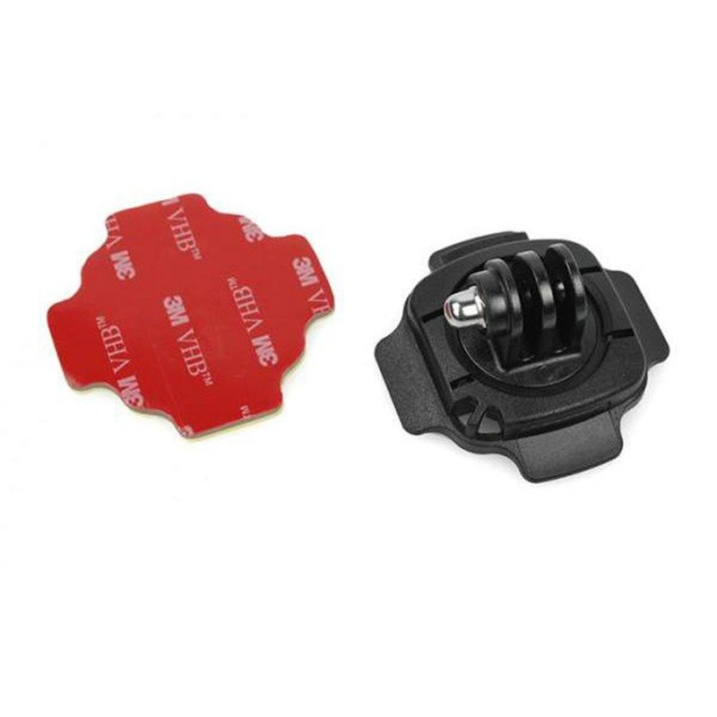 适用于Gopro Hero运动相机 360度旋转头盔固定底座 含3M胶 GP124