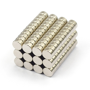 磁铁强磁贴片6 3mm圆形强力吸铁石片高强度钕磁钢小磁石拍1件50个