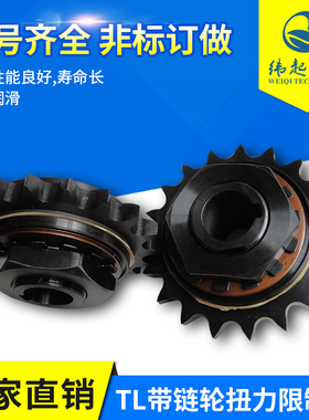 热卖TL摩擦式扭力限制器 链轮式扭矩过载保护器安全离合器TL500-1