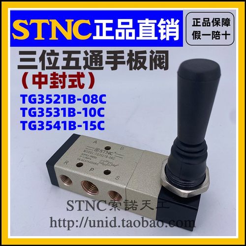 【STNC索诺天工】手拨手动阀TG3521B-08C TG3531B-10C TG3541B-15