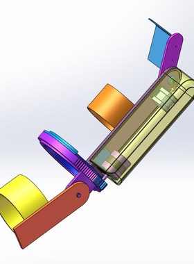 人体手腕上肢恢复康复机模型穿戴外骨骼3D图纸SW2016【431】