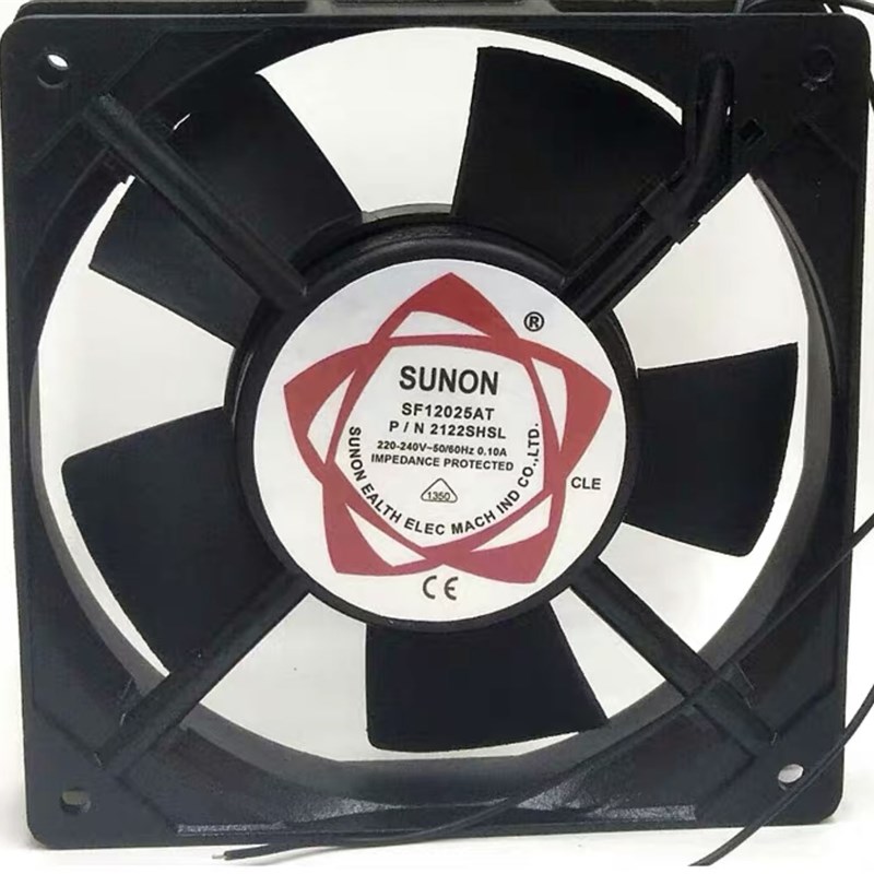 SUNON12025散热风扇220V静音引线/插片端子SF12025AT P/N 2122HSL
