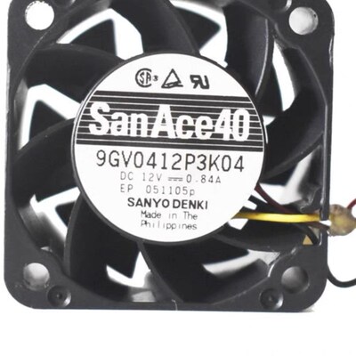 三洋4028 4cm 超暴力 小风扇 9GV0412P3K08 12v 0.84A 双滚珠