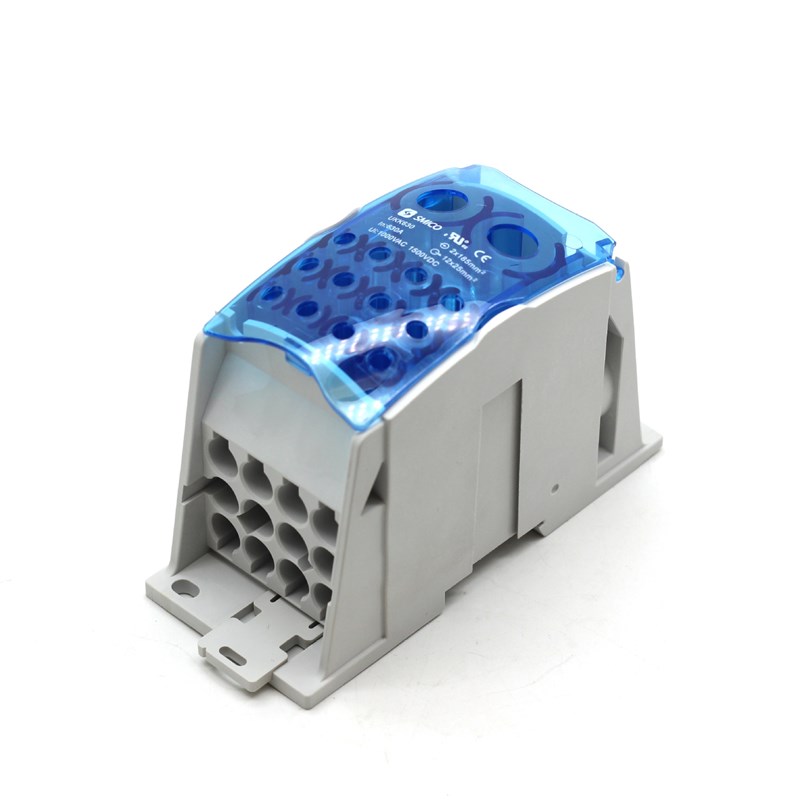 UKK630A大电流单极带UL认证导轨式接线盒 接线端子一进多出分线盒