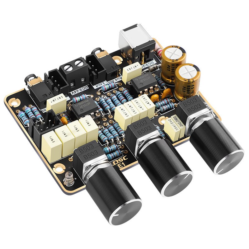 NE5532调音板有源滤波功放板前级HIFI前置模块通用型双运算放大器