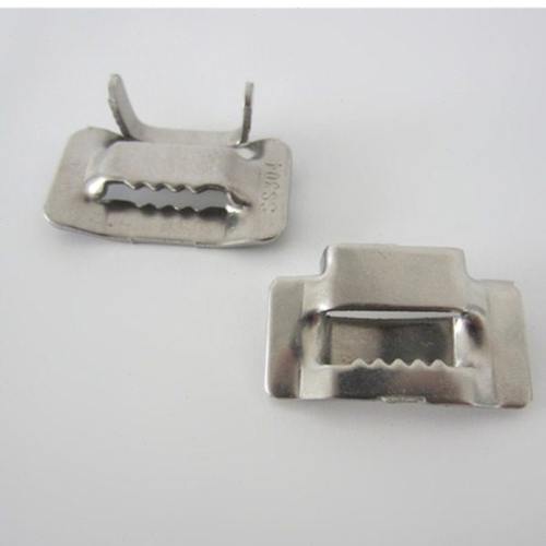 牙型打包扣 牙型不锈钢扎扣 标牌扎带扣电线杆304牙扣19mm宽100只