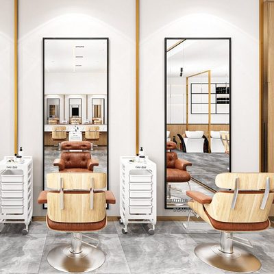 简约理发店镜台发廊专用网红单面一体镜潮挂墙美发店剪发烫染镜子