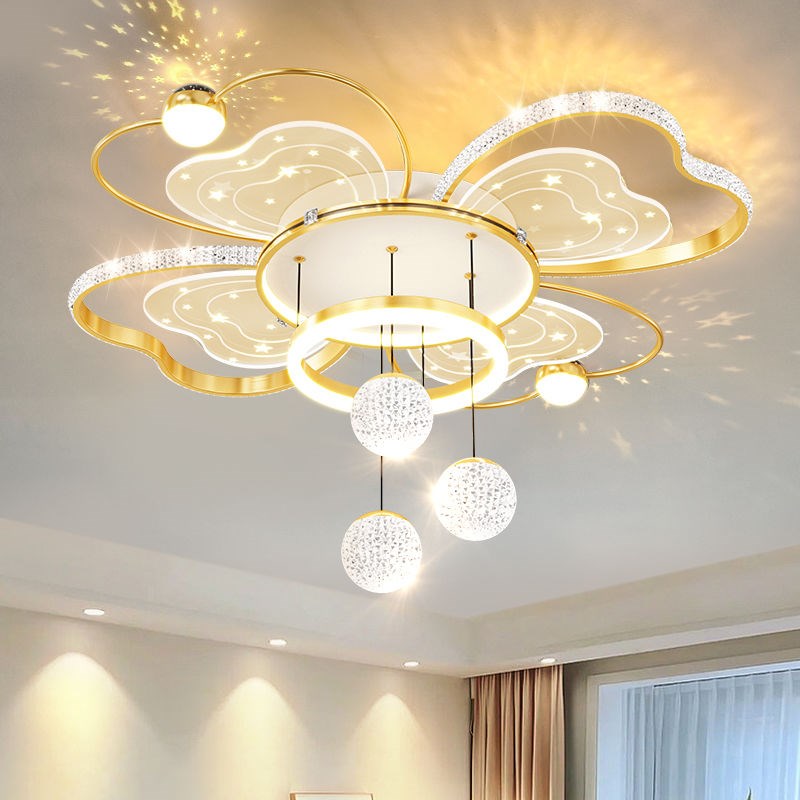 客厅灯2023新款高级感大气简约A吸顶吊灯现代轻奢主灯中山灯具套