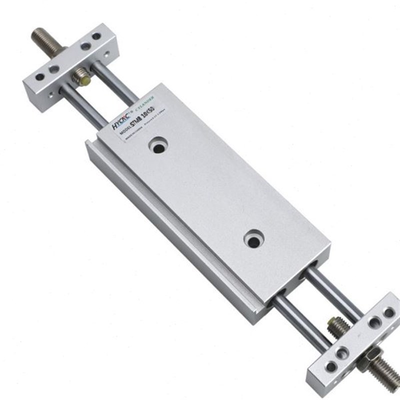 STMB滑台气缸大推力小型气动带导杆油缸可调行程10/1W6/20/25