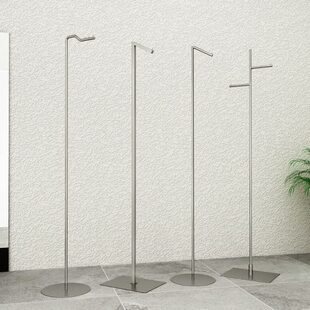 服装店正挂立式挂版货架样衣展示架不锈钢衣架落地式货架橱窗道具