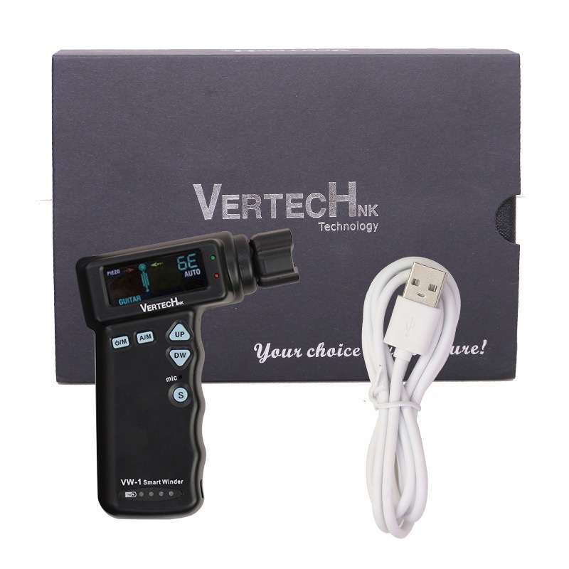 VERTECH铂瑞科VW-1升级款T-2吉他电动卷弦器 自动上弦调音器