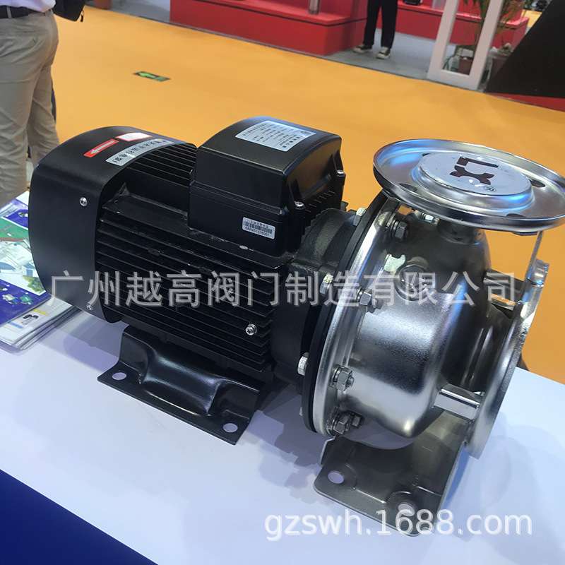 凌霄CA系列卧式不锈钢单级离心泵热水循环增压海水泳池耐腐蚀污水