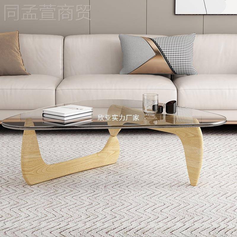 新美玻璃茶几客厅简小户型轻奢现代式BOH茶几ins风约创款意茶几