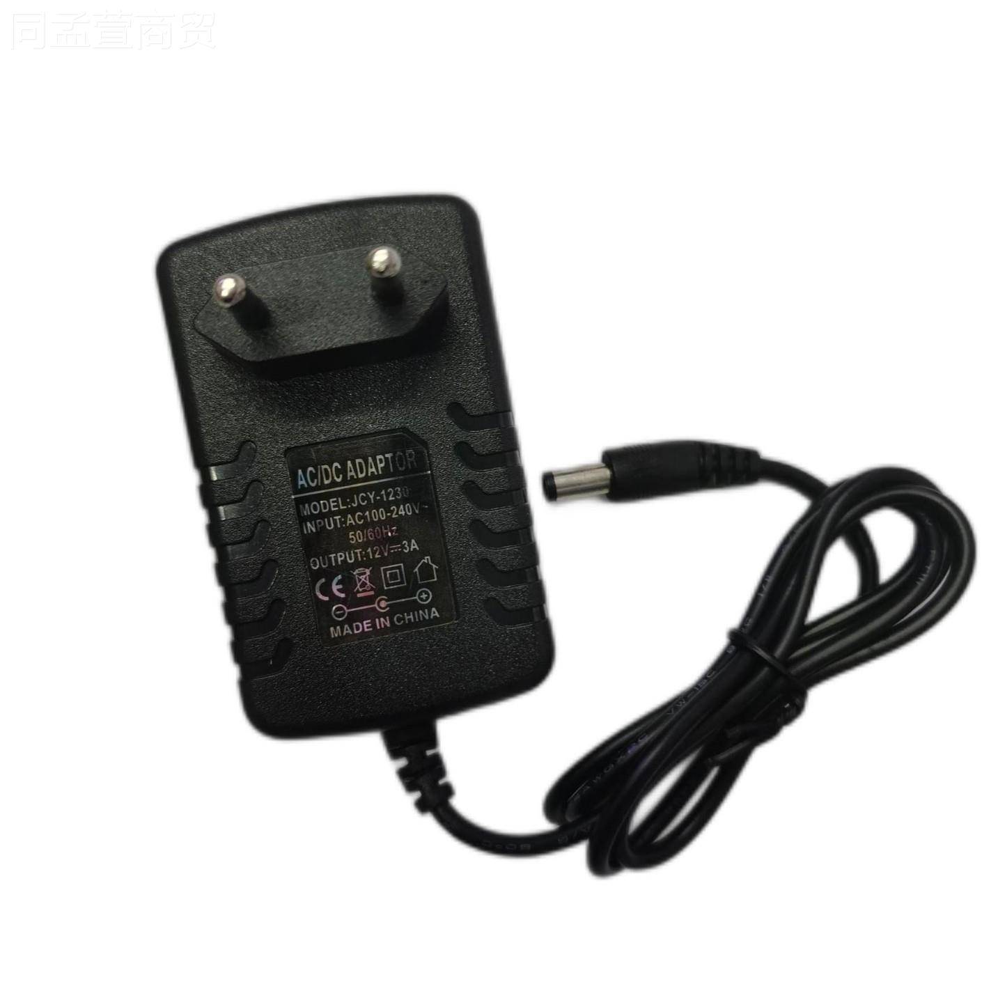 12V3A开关电JCY源适器 LE D0550配灯条电源 欧规 英规美规