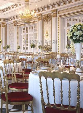 quYM301ality stel stacing hotel baknquet chai golde narpoleo