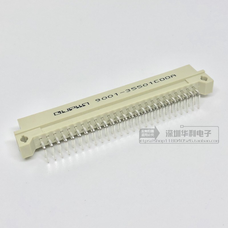 欧式插座DIN250 2*25p 9001-35501COOA 弯公 2.54间距