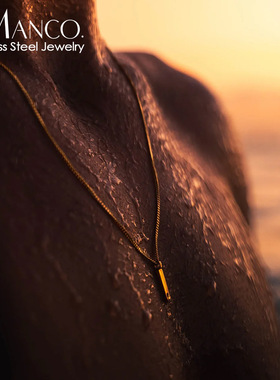 钛钢项链极简现代风细链条