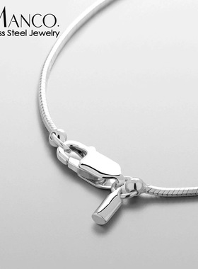 八角链极细项链男高颜值百搭