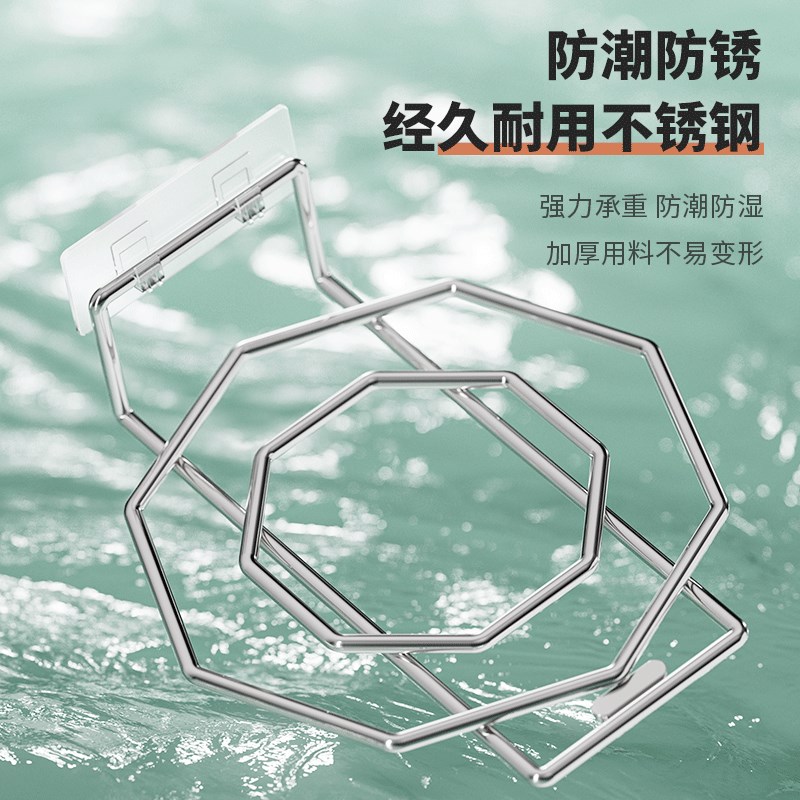 脸盆收纳架卫生间浴室柜下免打孔洗漱台挂盆神器挂钩洗脸盆置物架