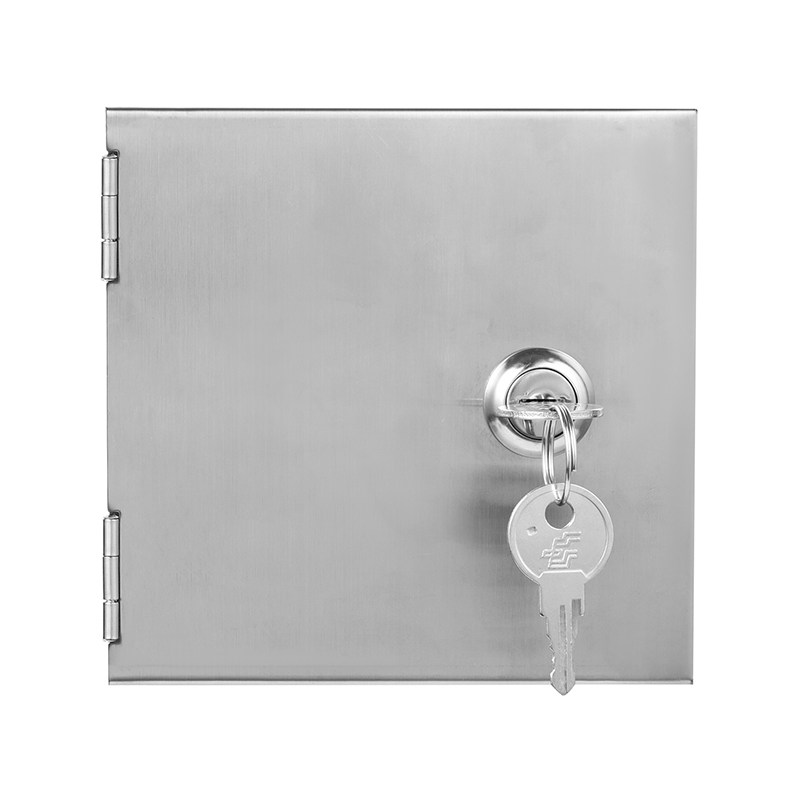 室外不锈钢防雨86型插座收纳盒开关配电箱家用防盗漏电保护器带锁